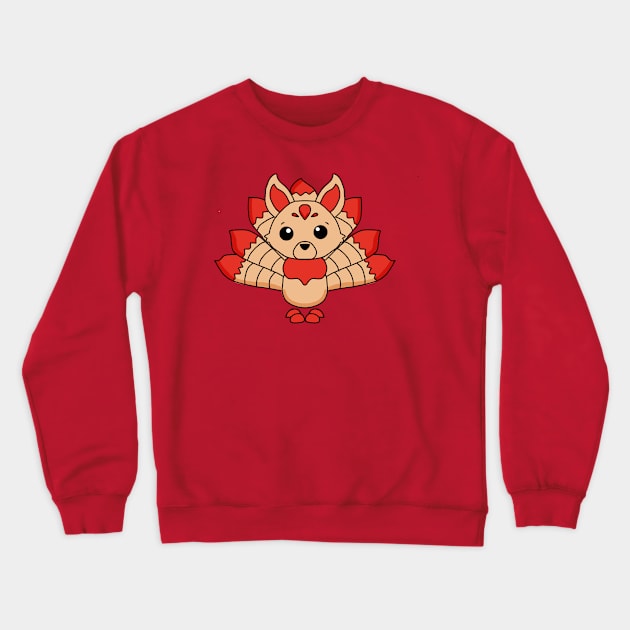 9 foxes Crewneck Sweatshirt by Tfire art